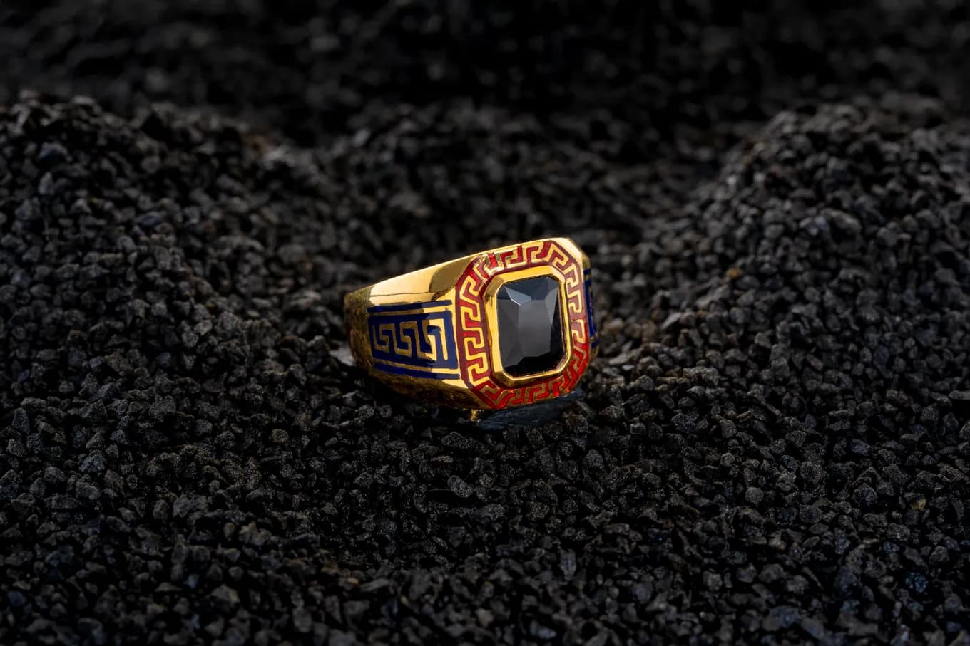 Gold Statement Men's Ring