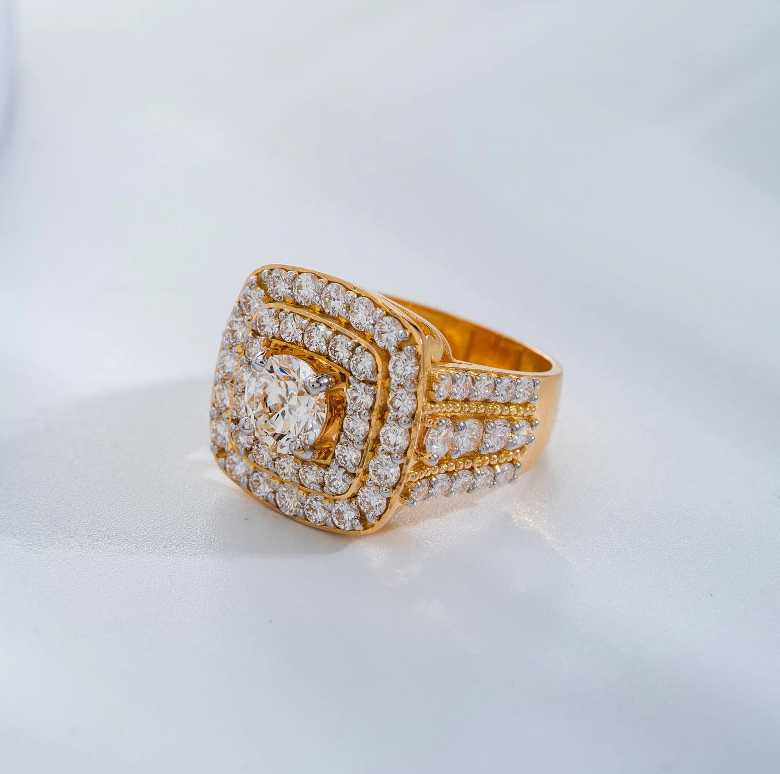 DIAMOND MONARCH RING (18K WITH NATURAL DIAMONDS)