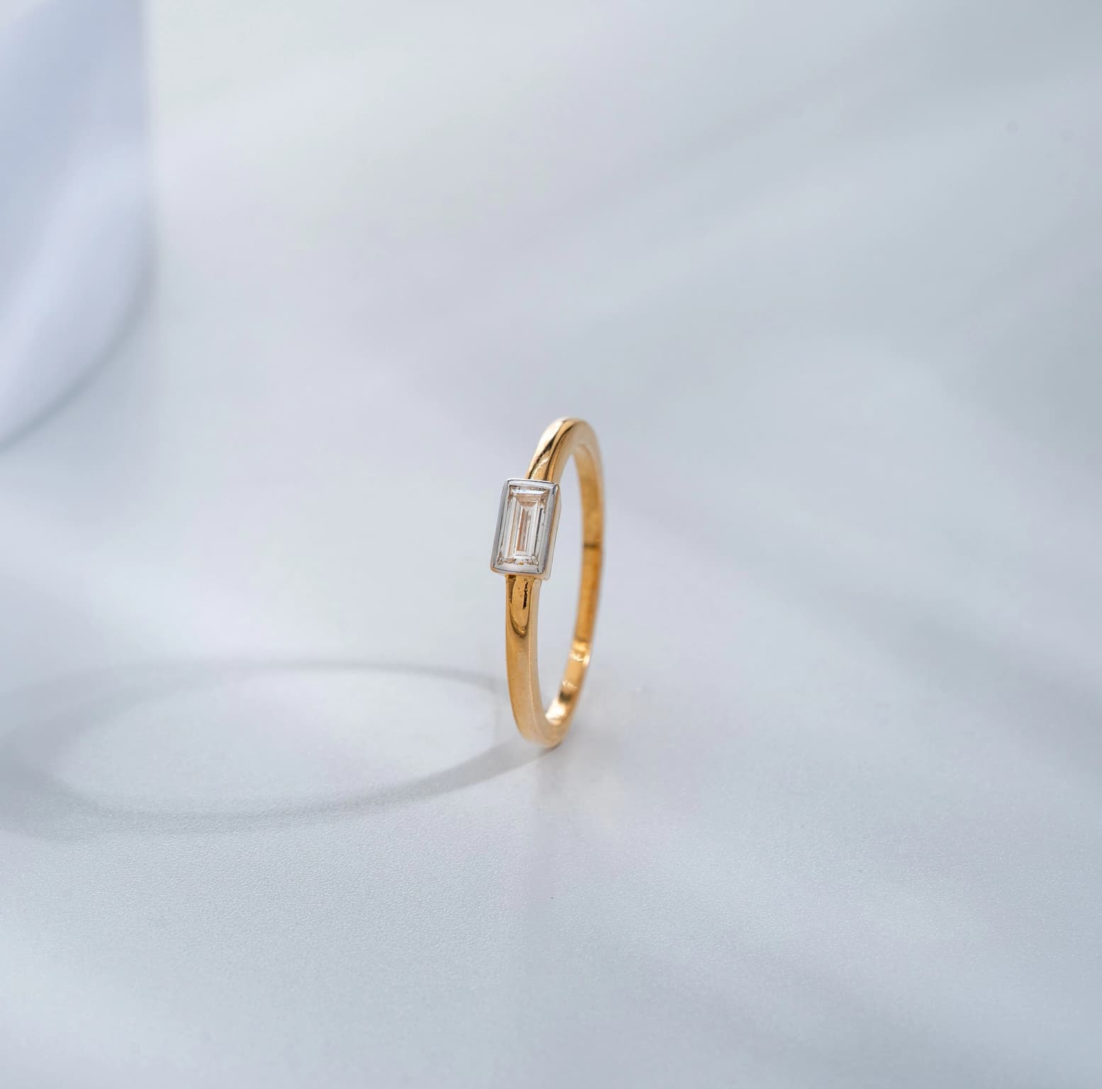 BEAUTIFUL BAGUETTE DIAMOND RING (14K WITH NATURAL DIAMONDS)