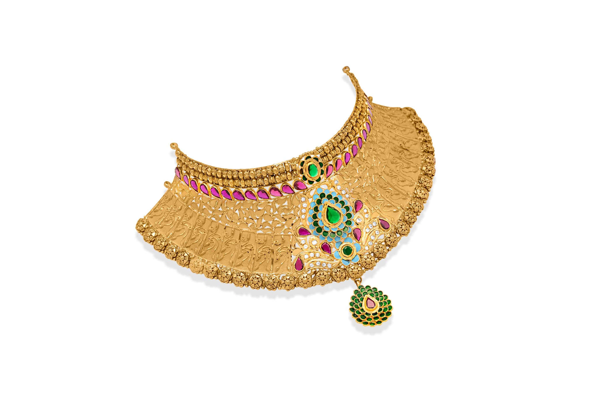 Gorgeous choker necklace – handcrafted gold Necklaces