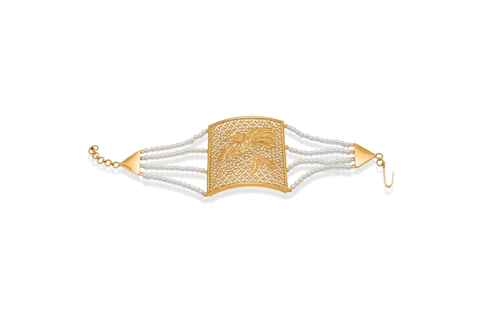 Sonar pakhi mantasha – handcrafted gold Bangles & Bracelets (alternate view)