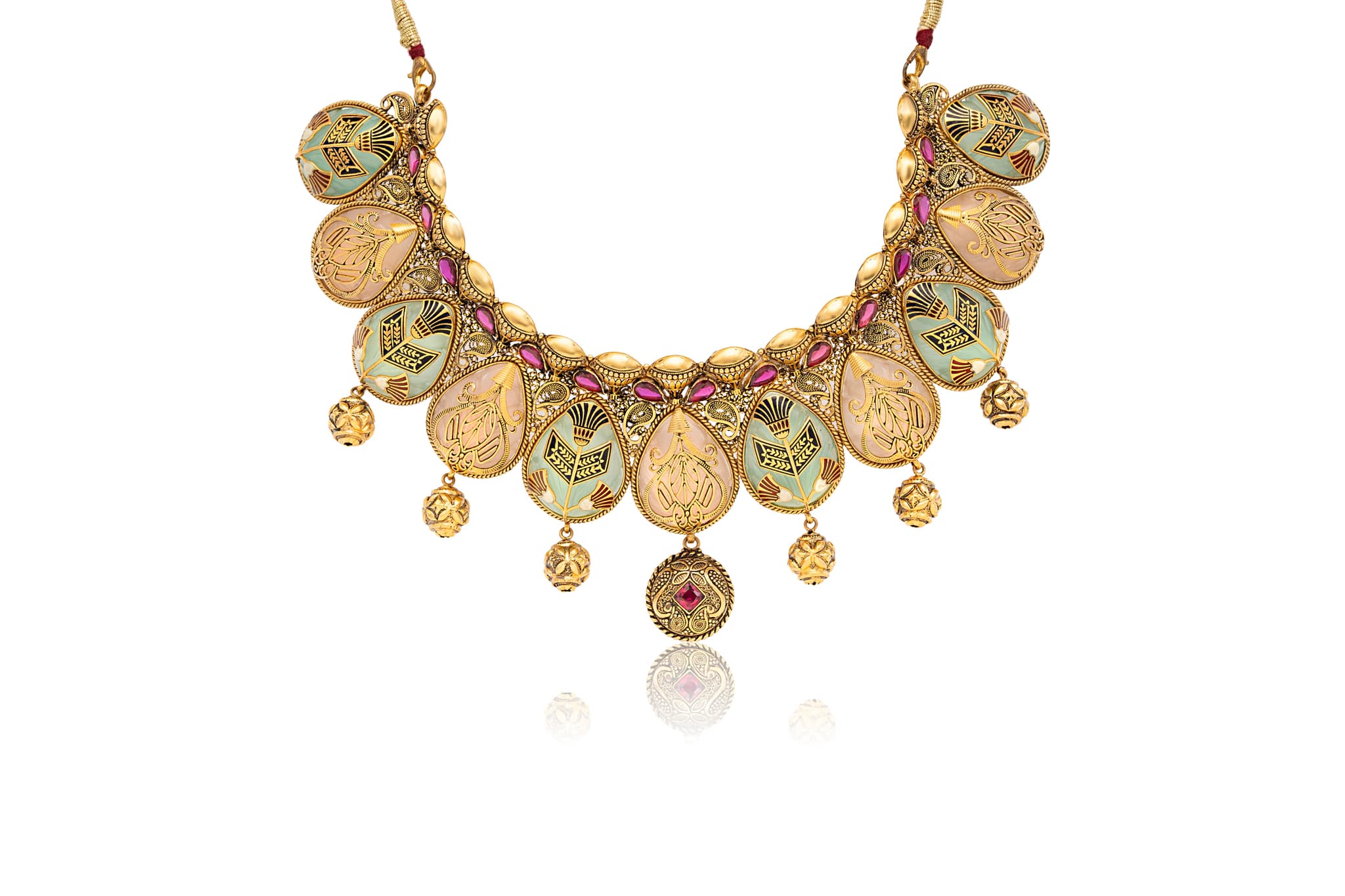 GORGEOUS GOLD AND QUARTZ BRIDAL JEWELLERY SET