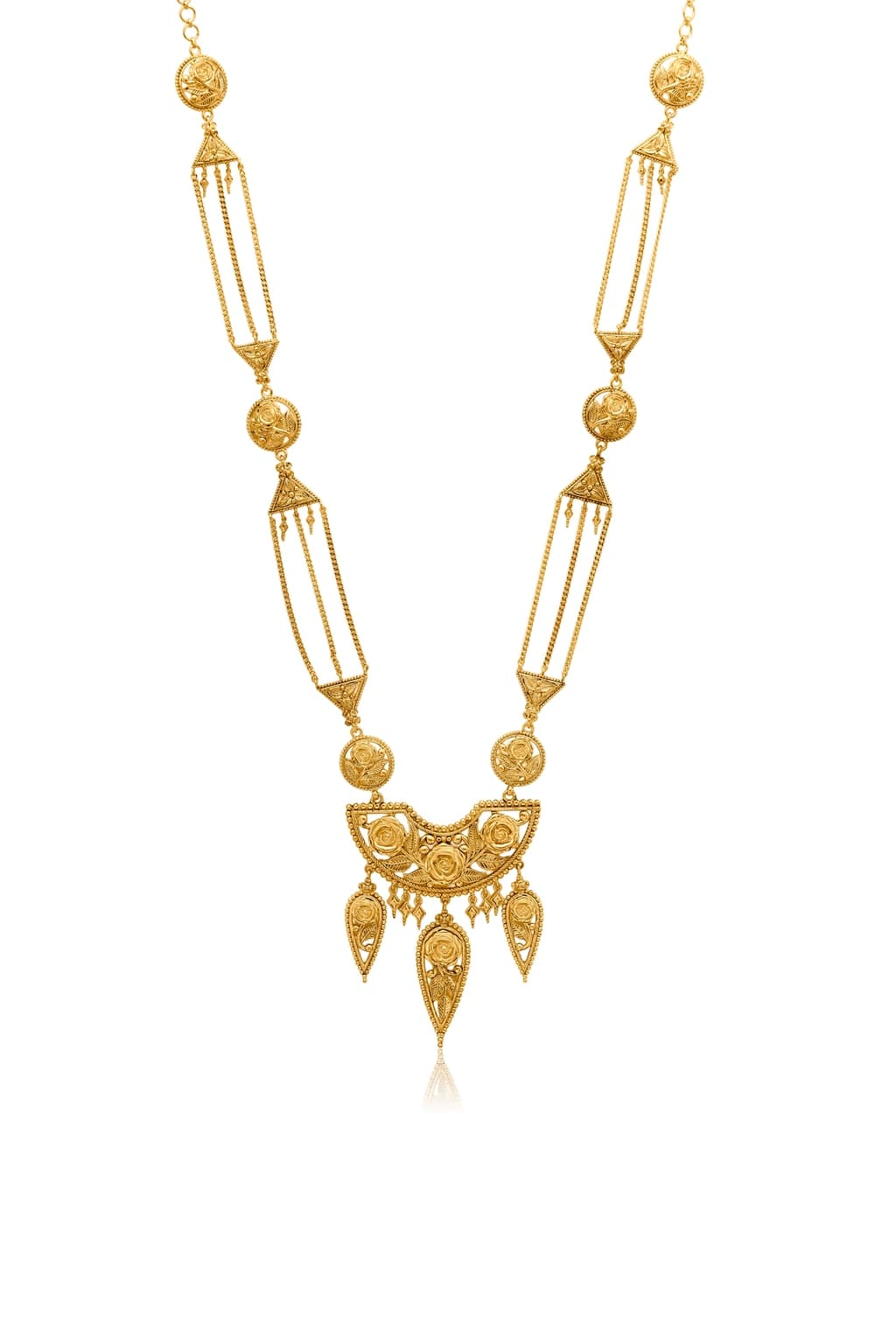 Swarna golap haar – handcrafted gold NECKLACE SETS