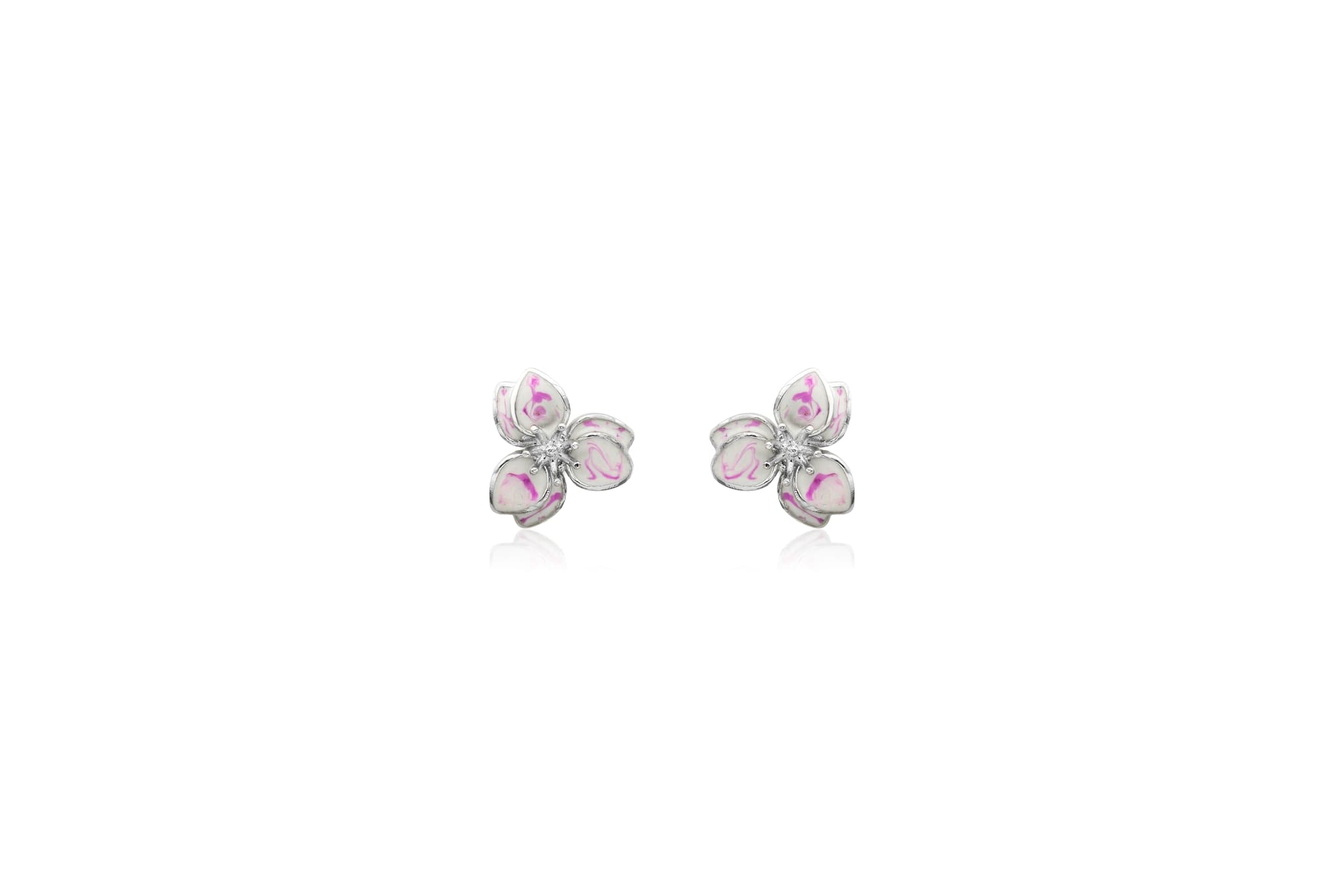 Enchanted meenakari silver earrings – handcrafted silver EARRINGS