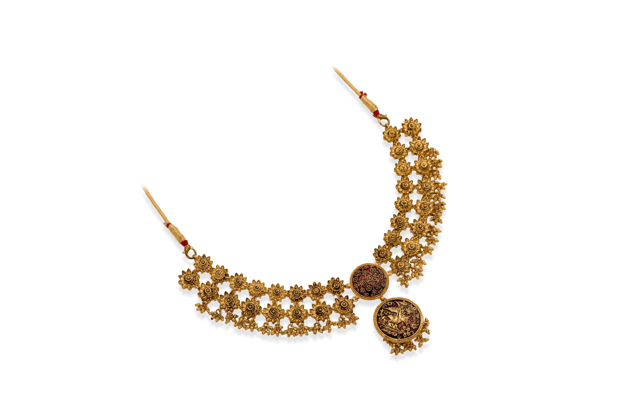 Gorgeous orchard gold necklace – handcrafted gold Necklaces (alternate view)