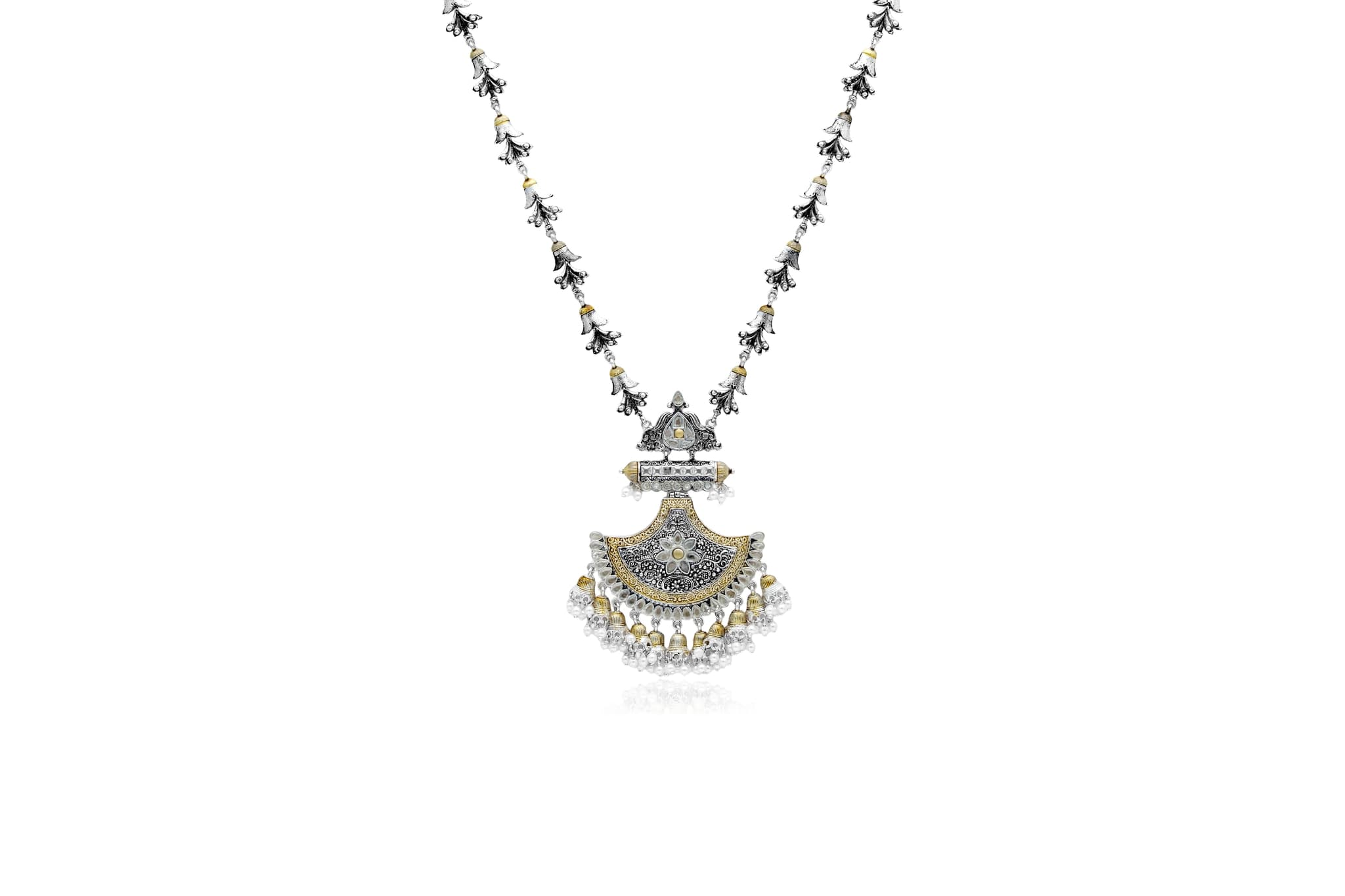 Shahi noor silver necklace – handcrafted silver Necklaces
