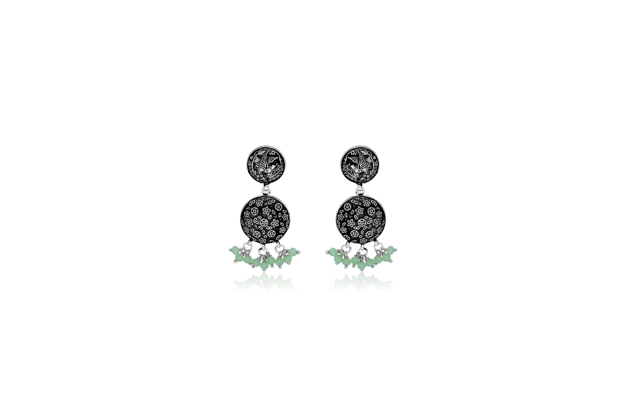 Willow and songbird silver necklace set – handcrafted silver NECKLACE SETS (alternate view)