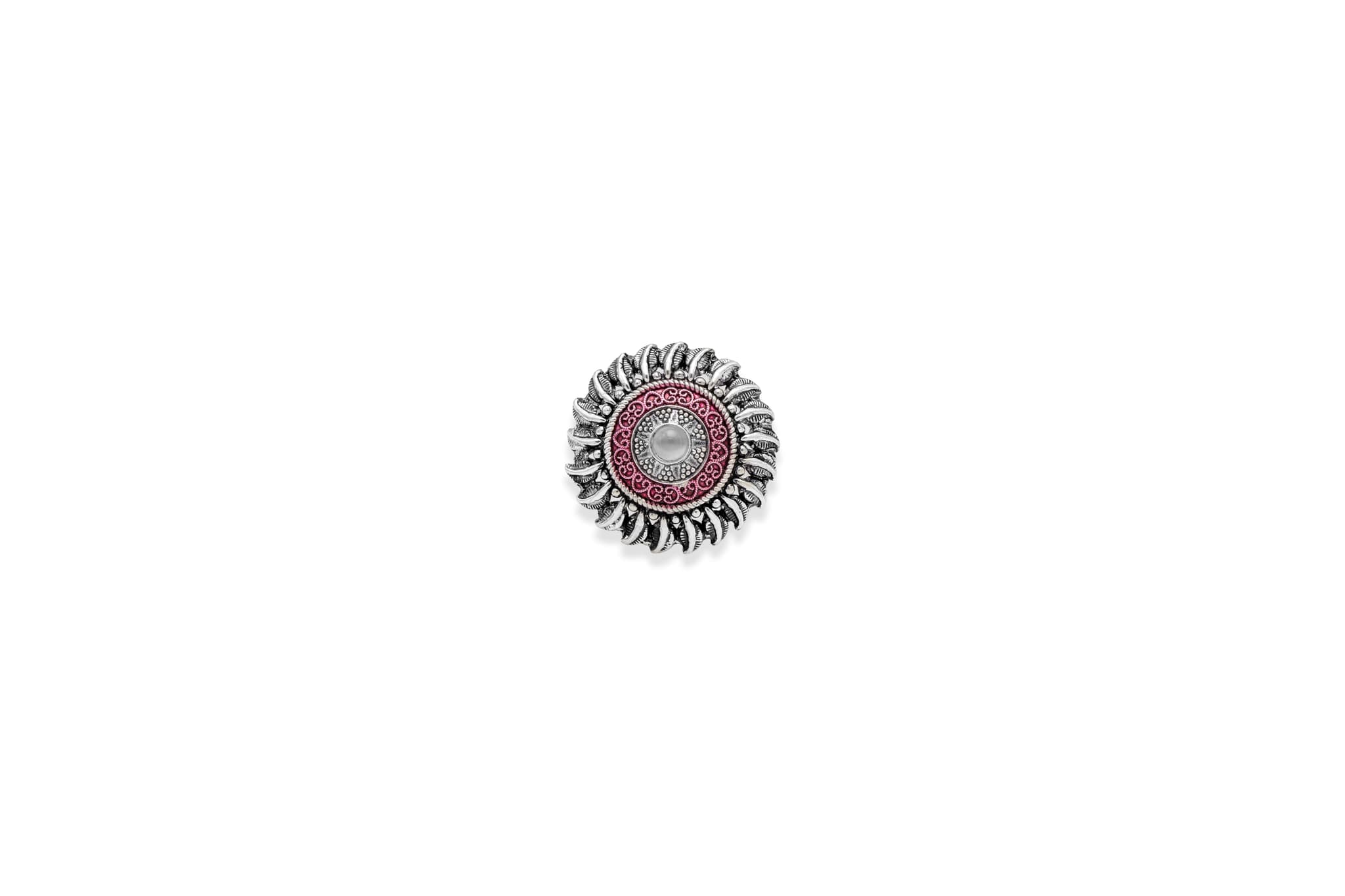 Gorgeous sunwheel silver ring – handcrafted silver RINGS