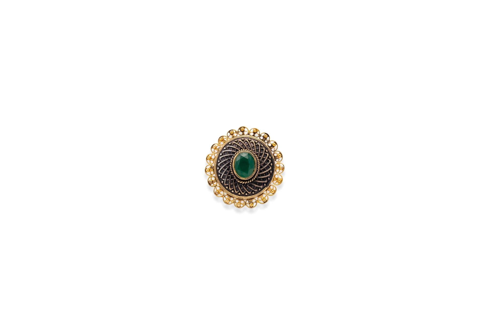 Zenith onyx silver ring – handcrafted silver RINGS