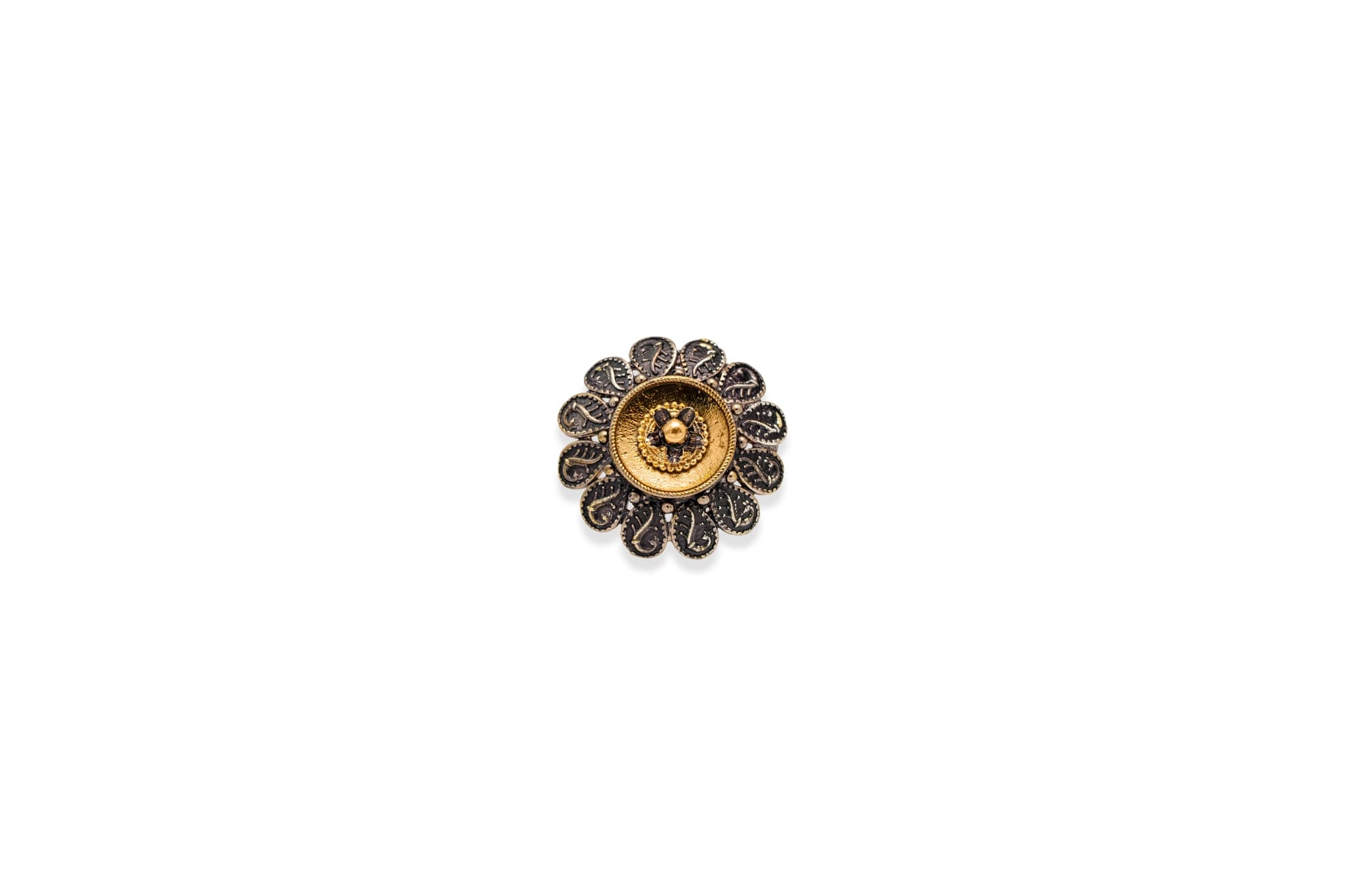 Shadow bloom silver ring – handcrafted silver RINGS