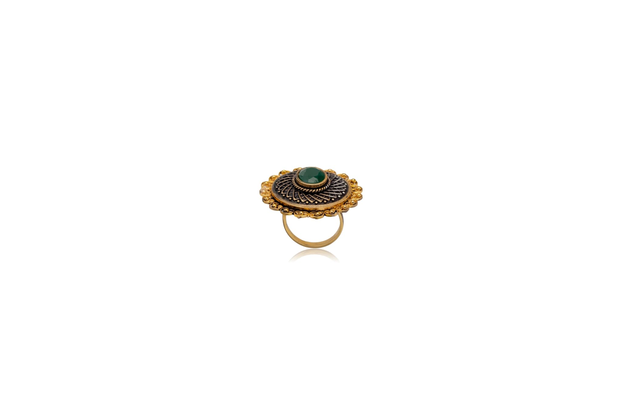 Zenith onyx silver ring – handcrafted silver RINGS (alternate view)
