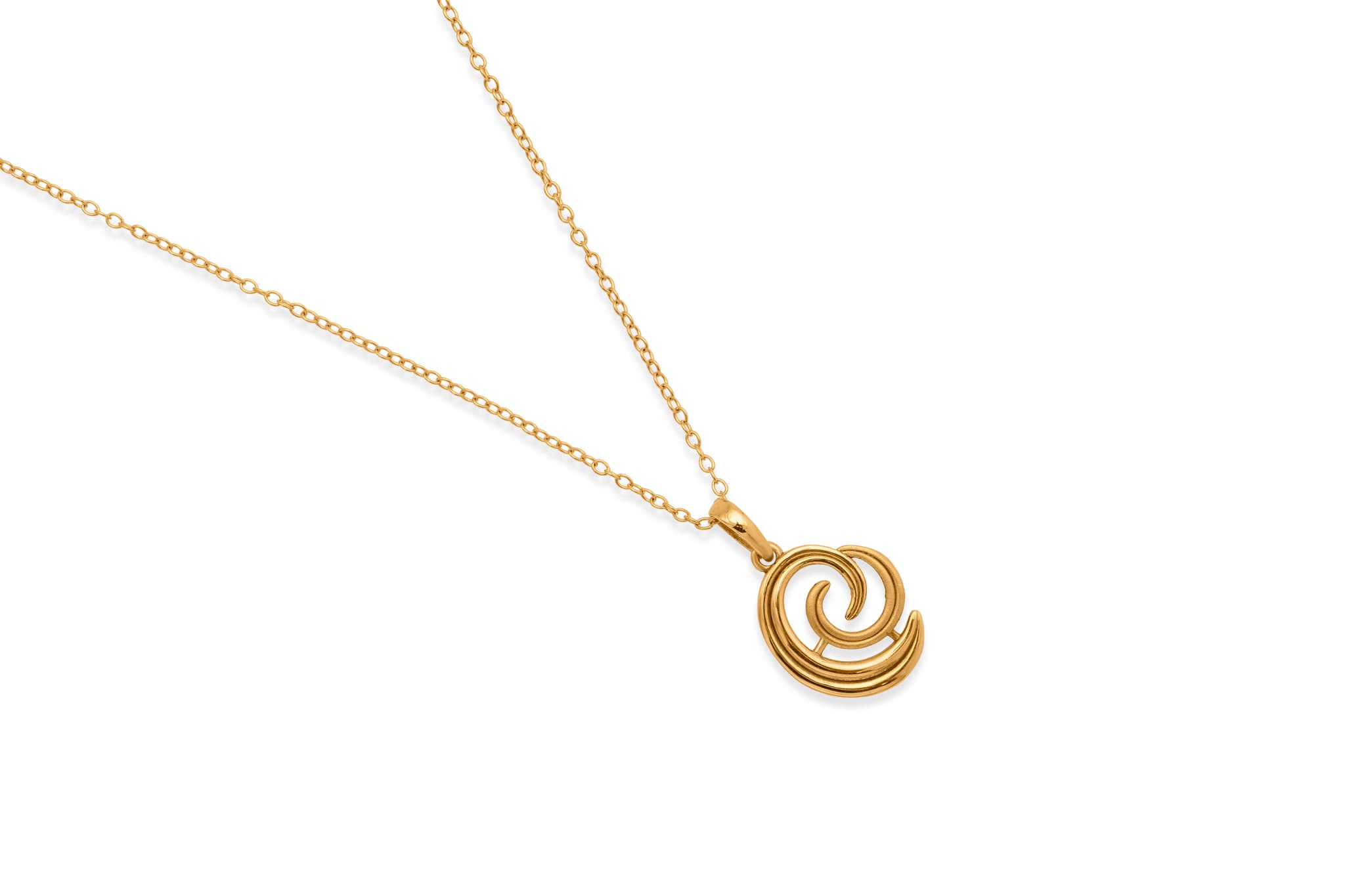GOLD SPIN PENDANT SET