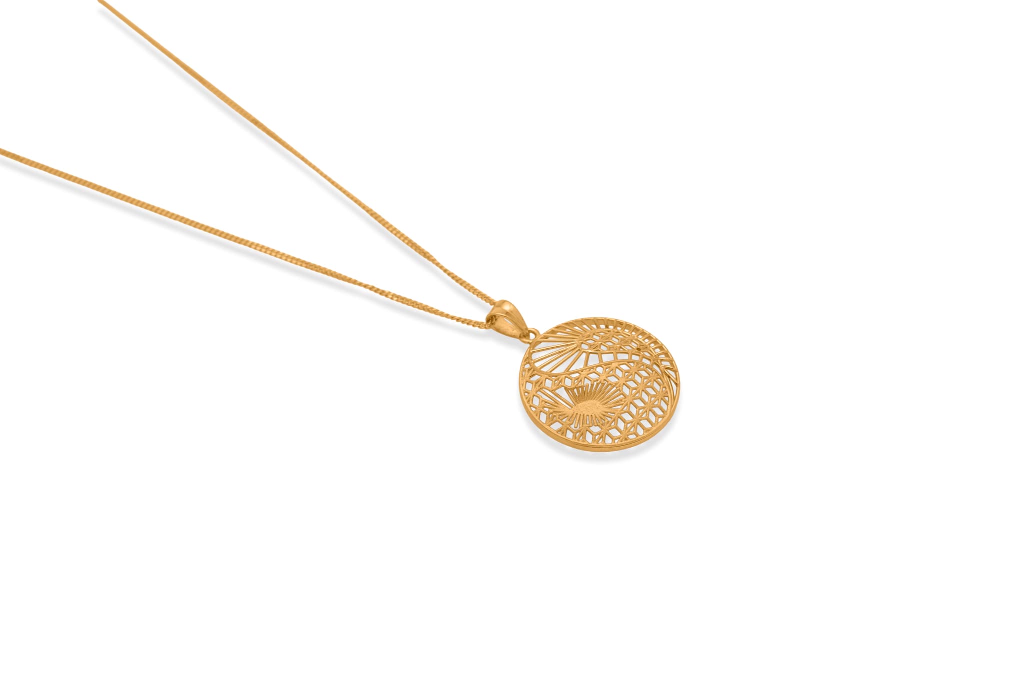 HIGH SHINE SILVER PENDANT SET