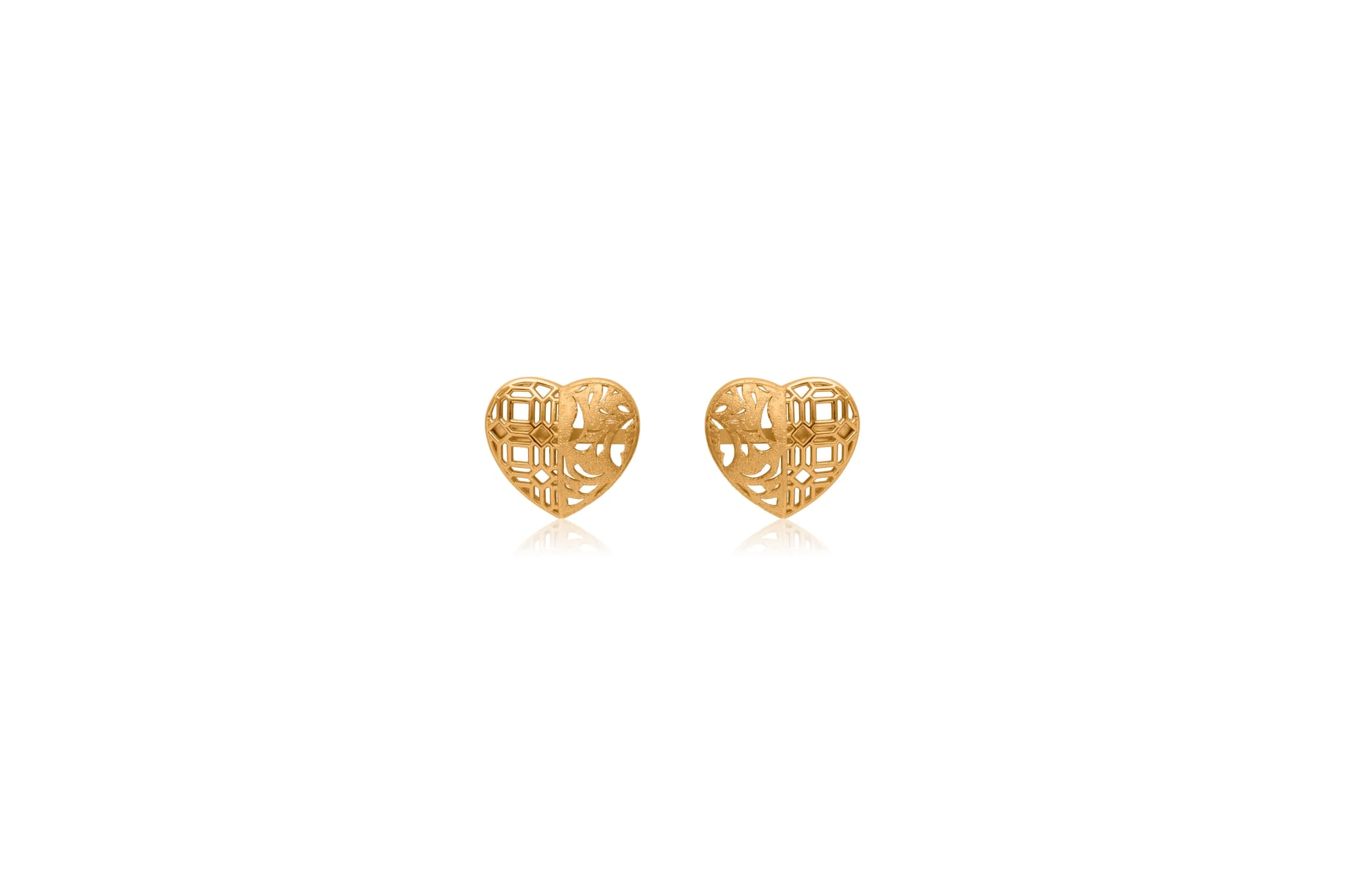 Wildwood heart silver pendant set – handcrafted silver Pendant Sets (alternate view)