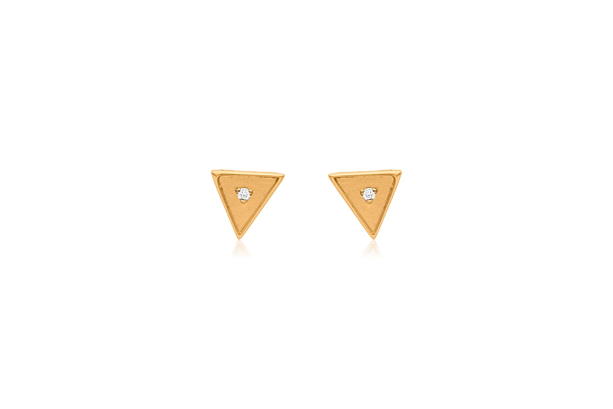 Delta shine diamond pendant set – handcrafted gold Pendant Sets (alternate view)