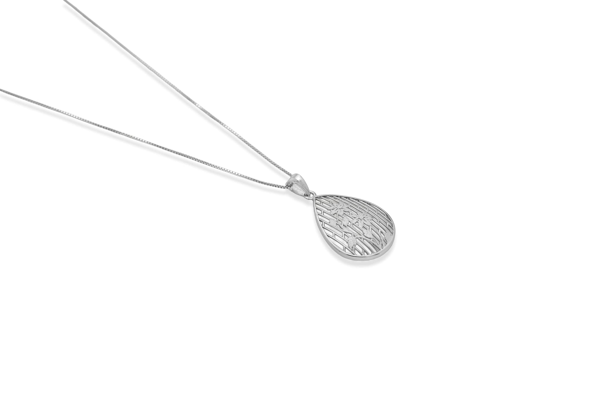 DEWDROP GARDEN SILVER PENDANT SET