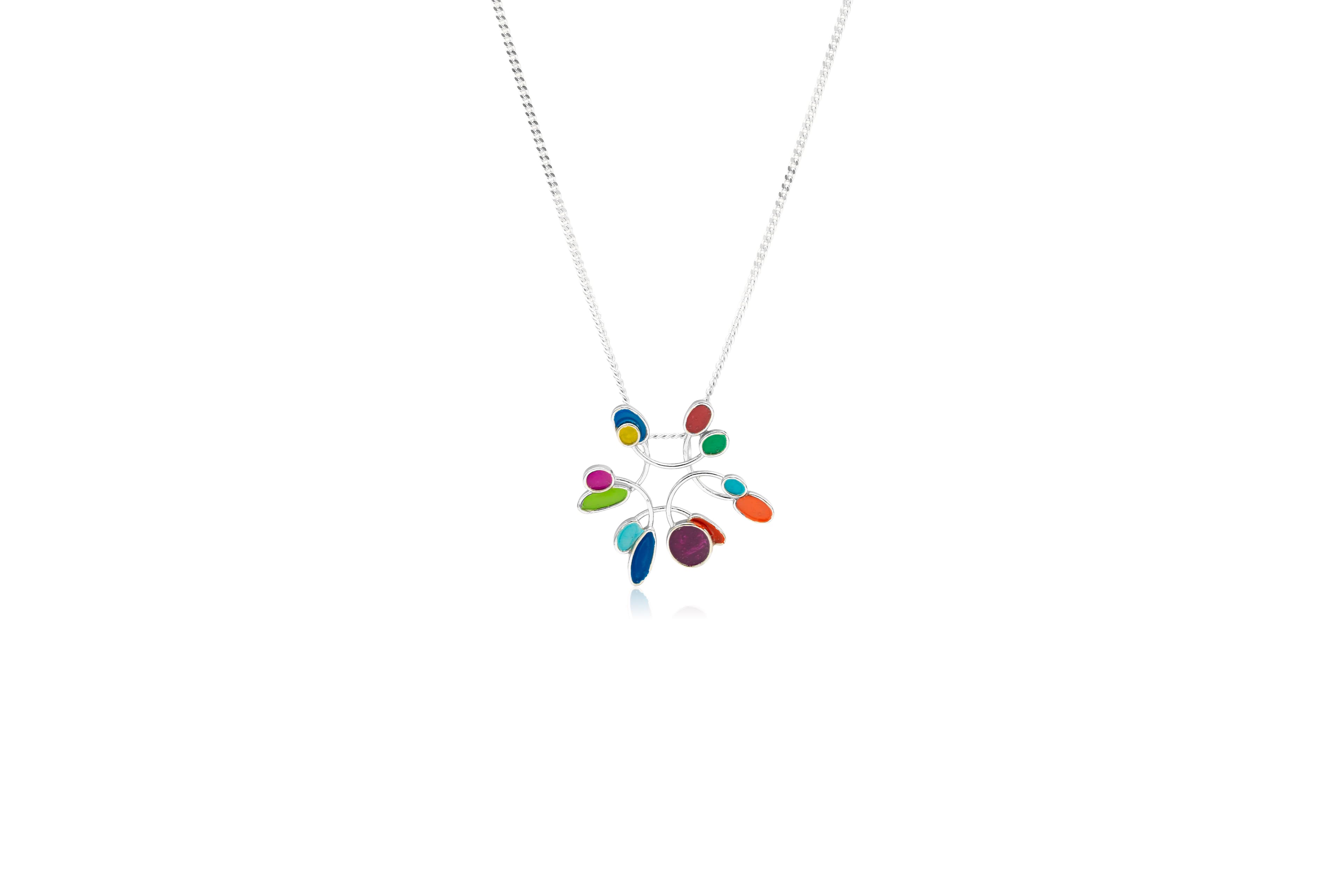 RANGOLI SILVER PENDANT