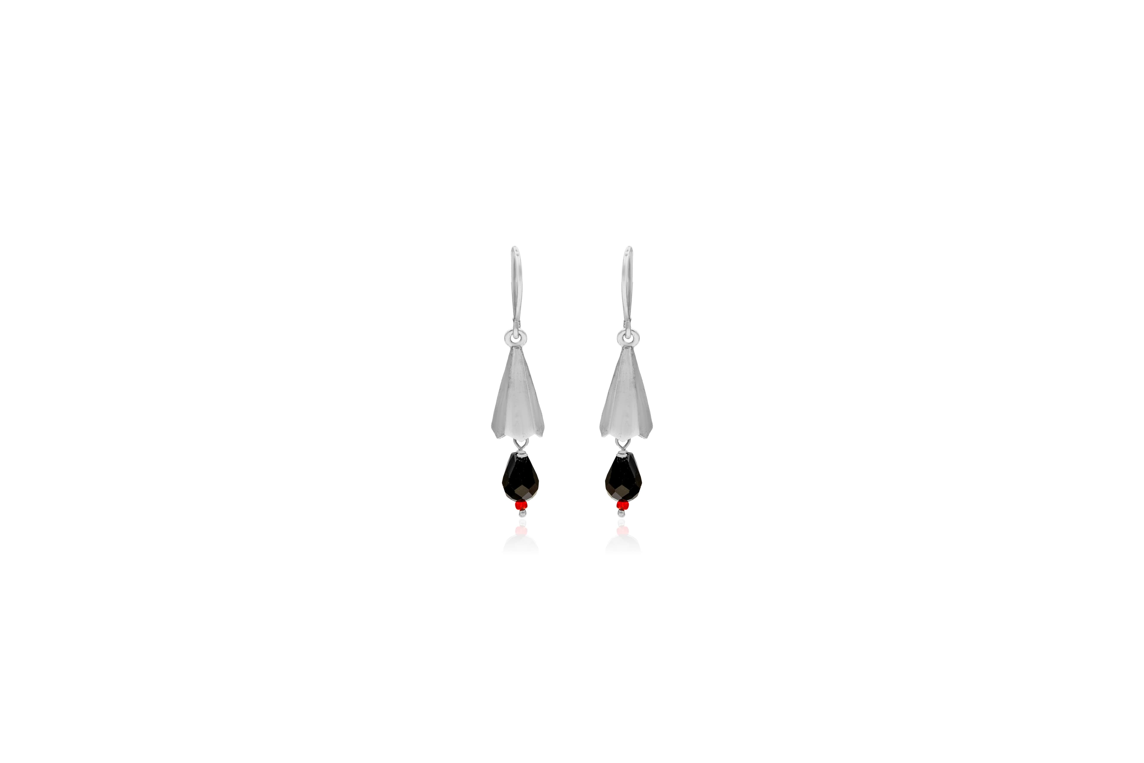 ELITE SILVER DROP EARRINGS