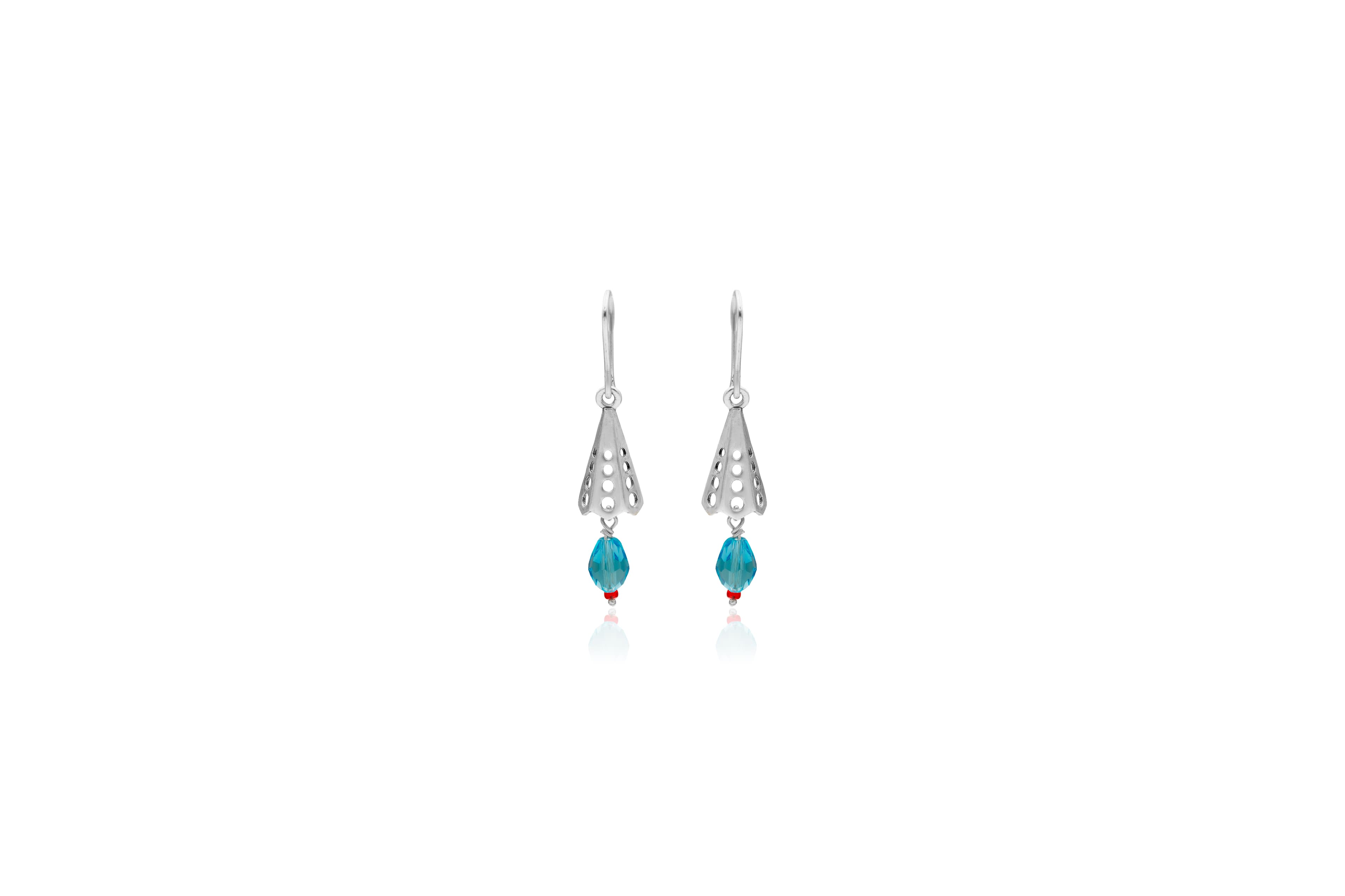 ELITE SILVER DROP EARRINGS