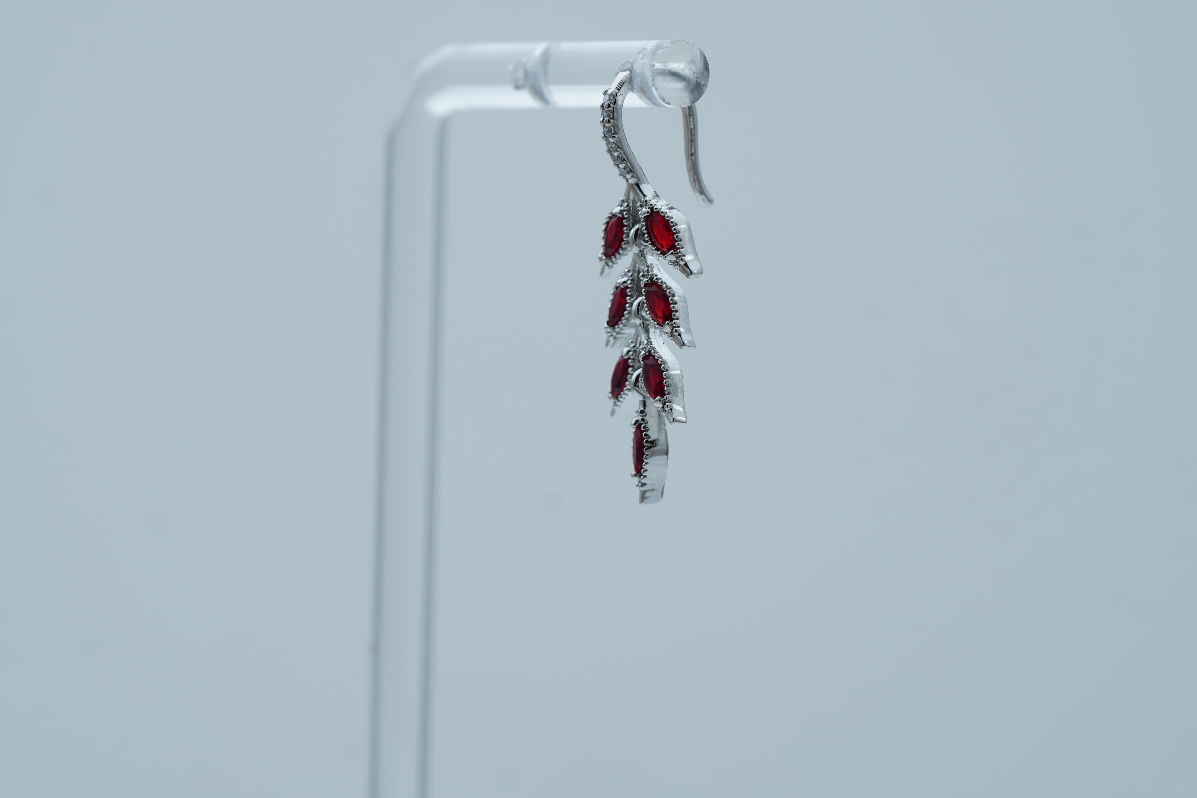 SILVER CANOPY DROP EARRINGS