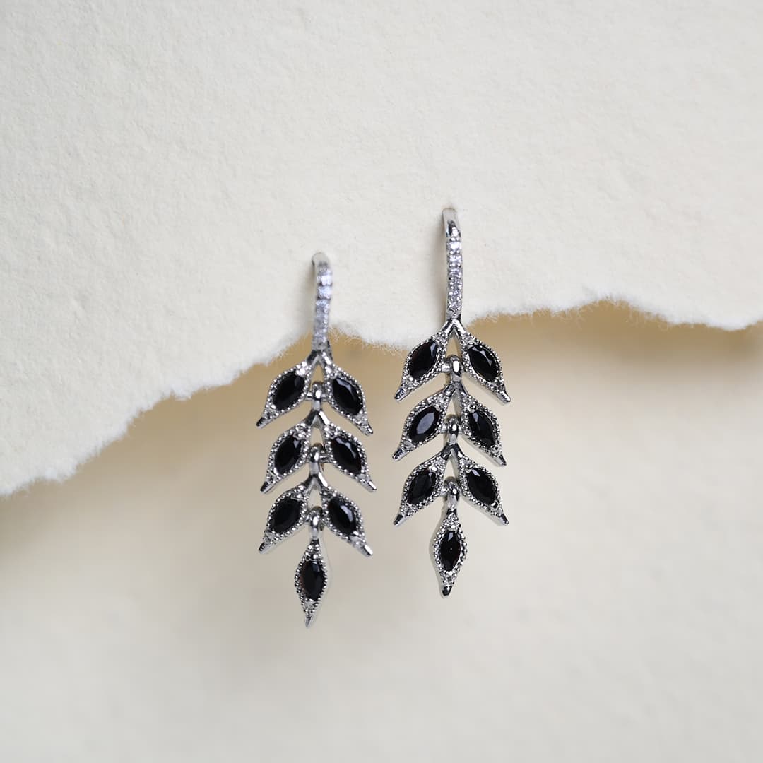 Silver canopy drop earrings – handcrafted silver EARRINGS