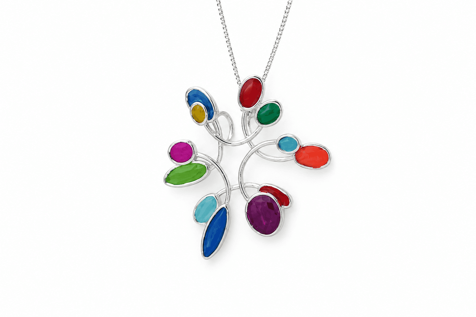 RANGOLI SILVER PENDANT