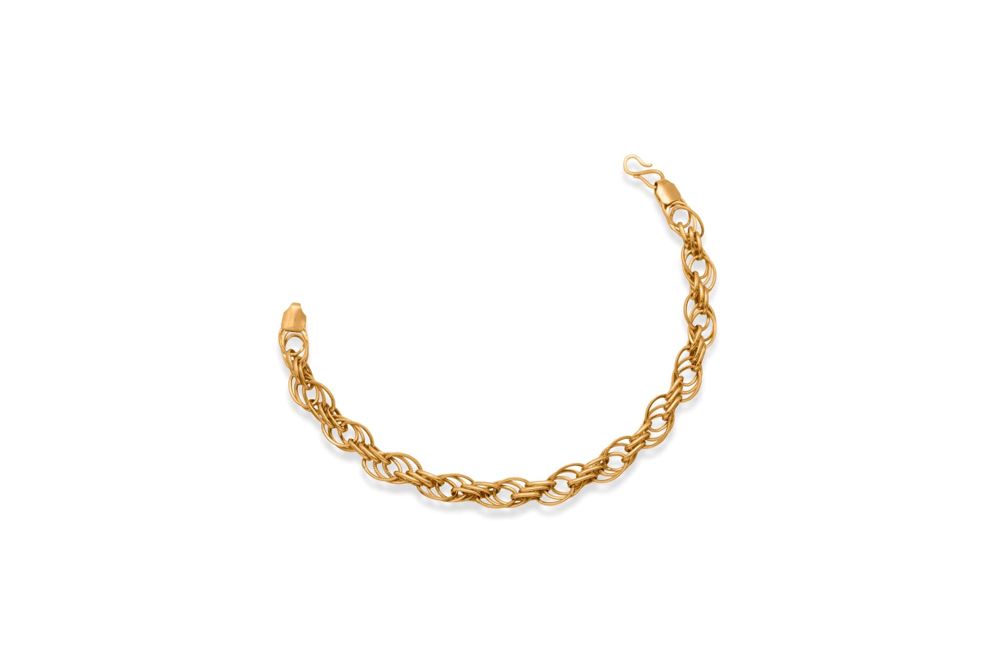 Imperial strength men's gold bracelet – handcrafted gold MEN'S COLLECTION (alternate view)
