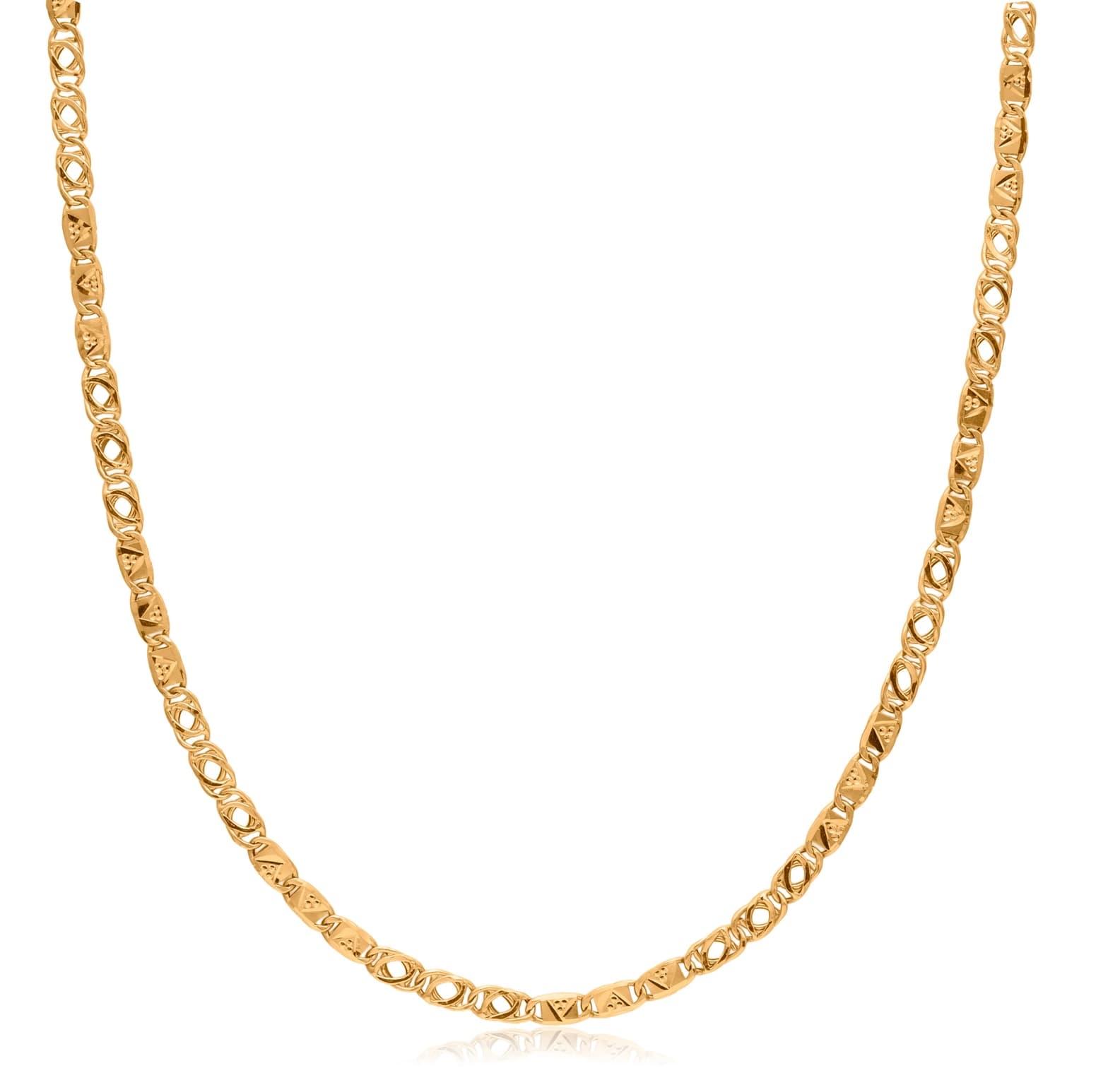 Monarch link men's gold chain – handcrafted gold MEN'S COLLECTION