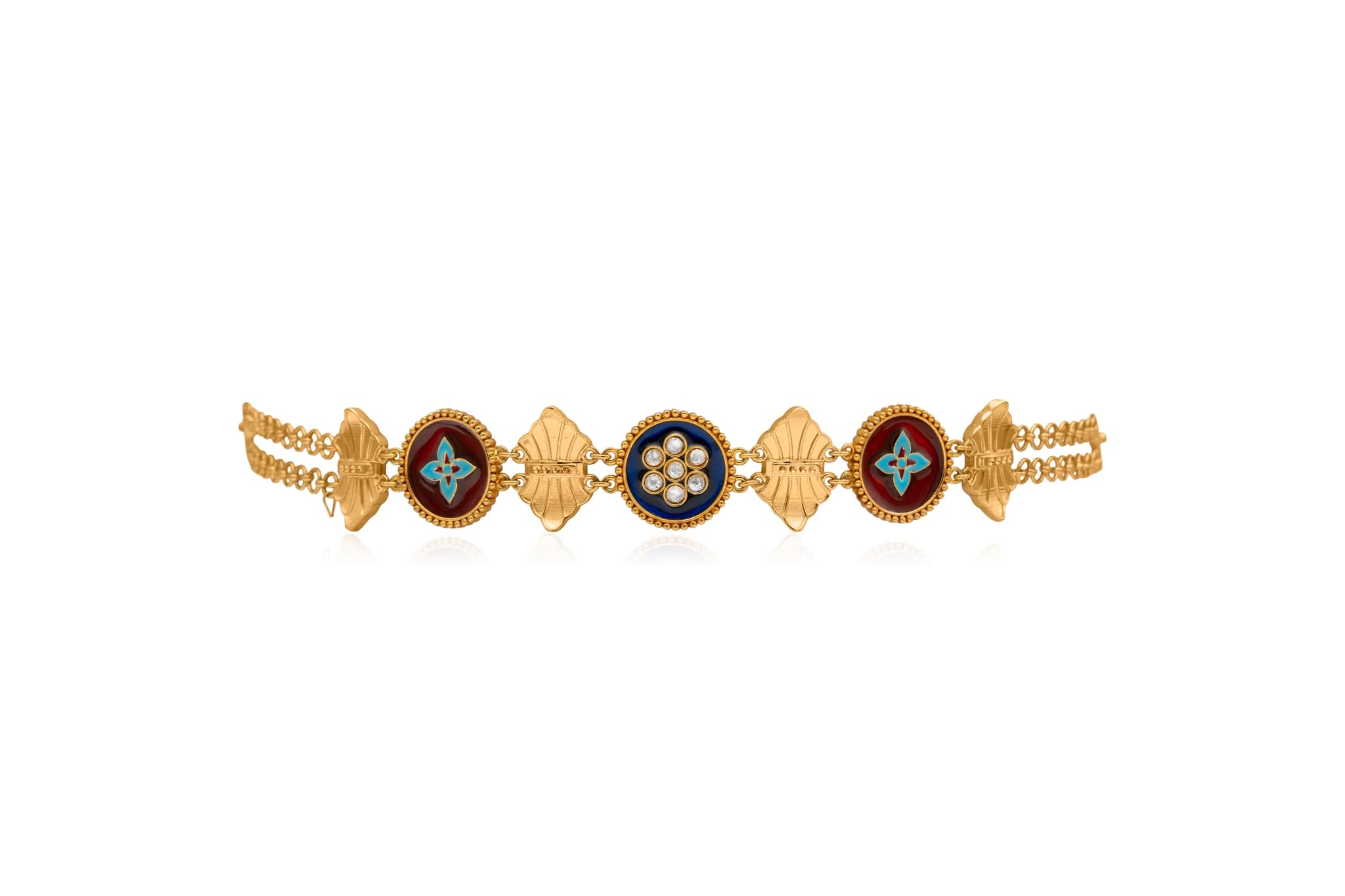 Swarnika gold choker necklace – handcrafted gold Necklaces