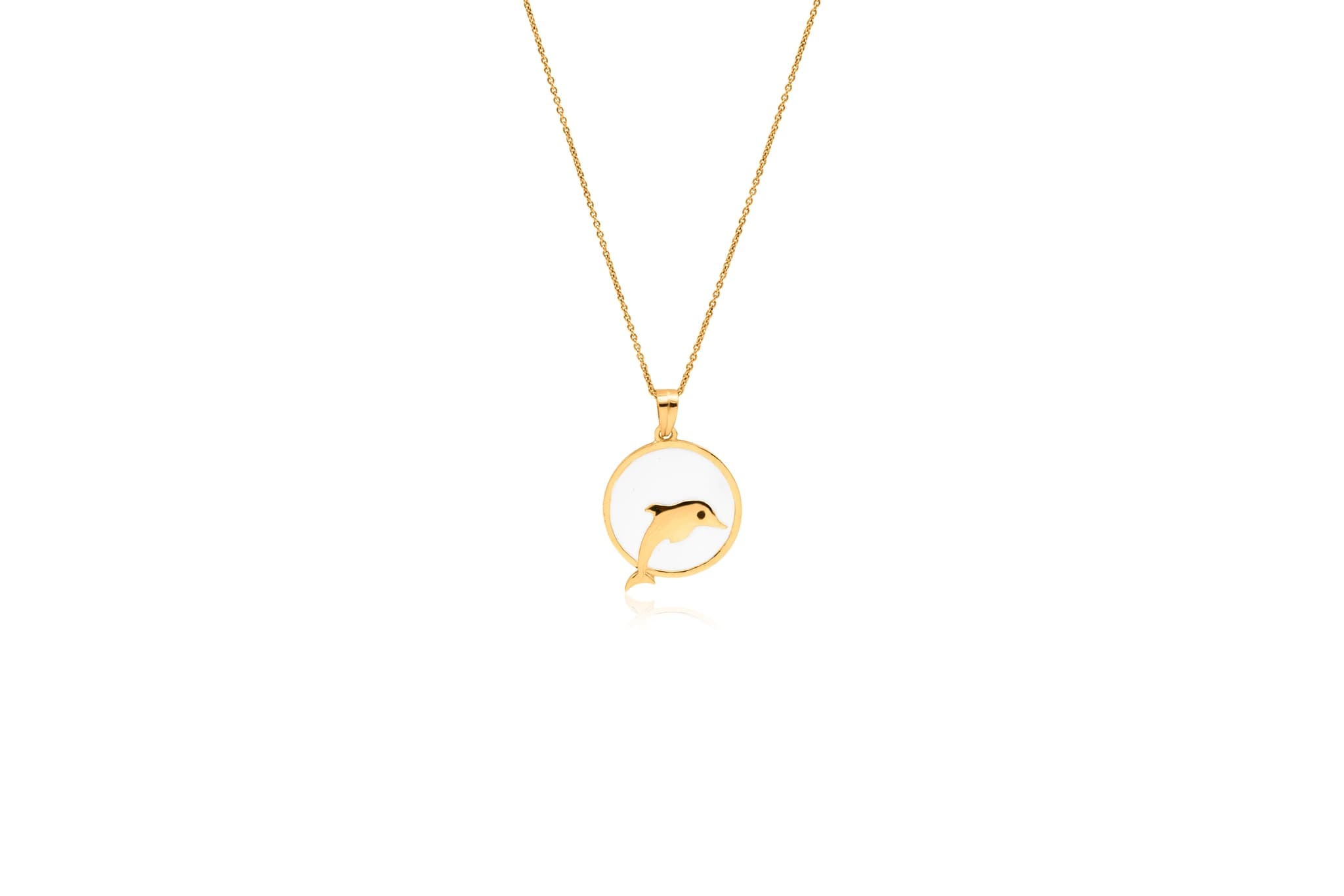 ENCHANTED DOLPHIN SILVER PENDANT