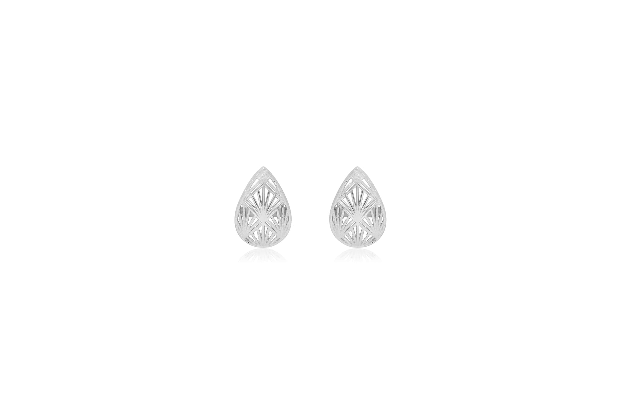 Radiant sunburst silver pendant set – handcrafted silver Pendant Sets (alternate view)