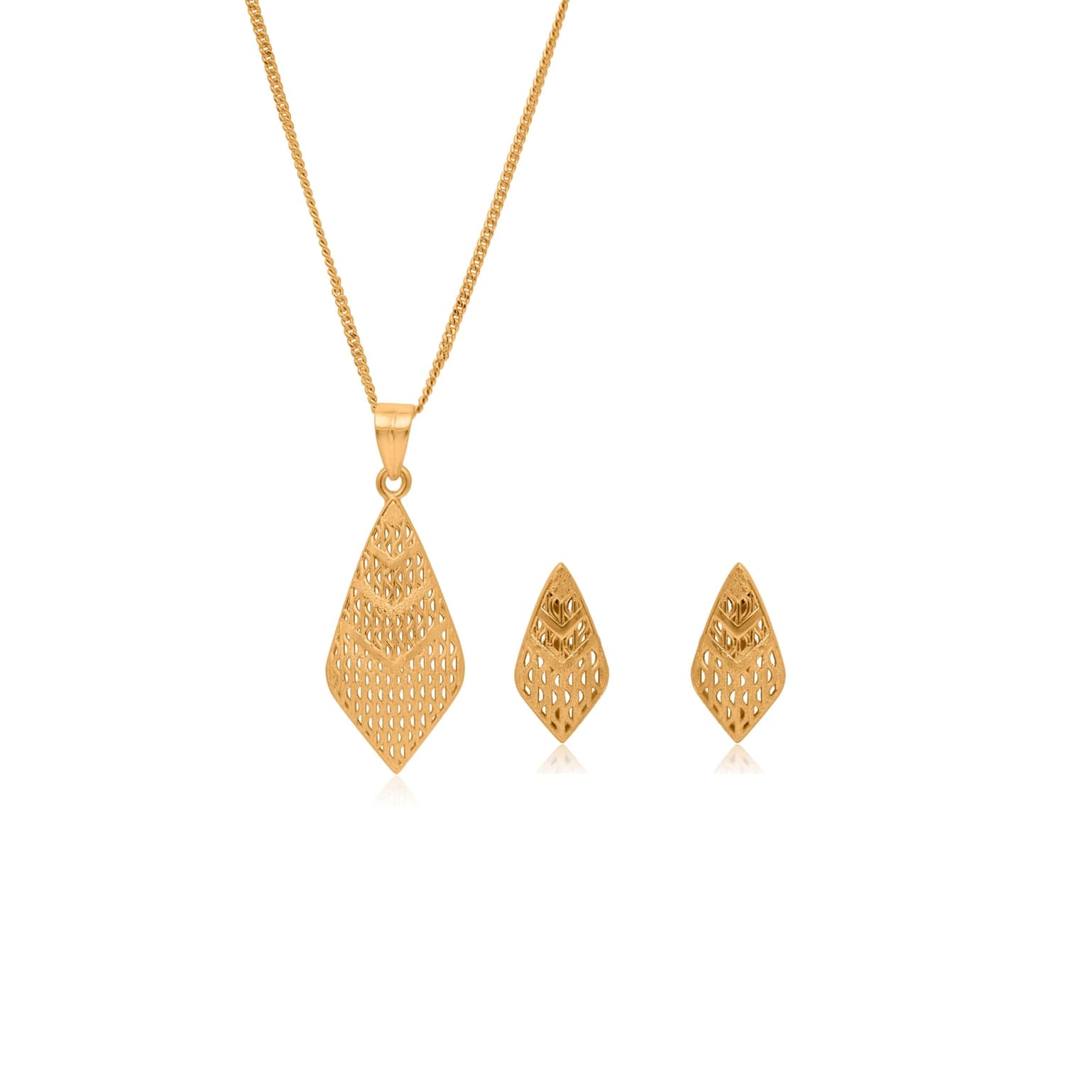 Filigree finery silver pendant set – handcrafted silver Pendant Sets